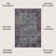 Sarok Ornate Persian All-Over Machine-Washable Purple/Gray Rug