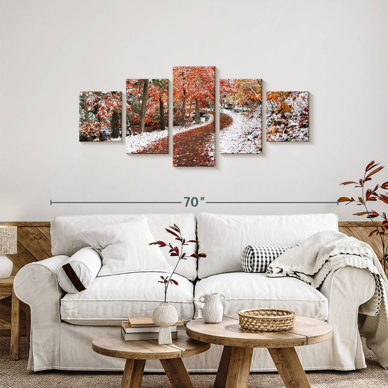 Two Seasons, 24" H x 55" W