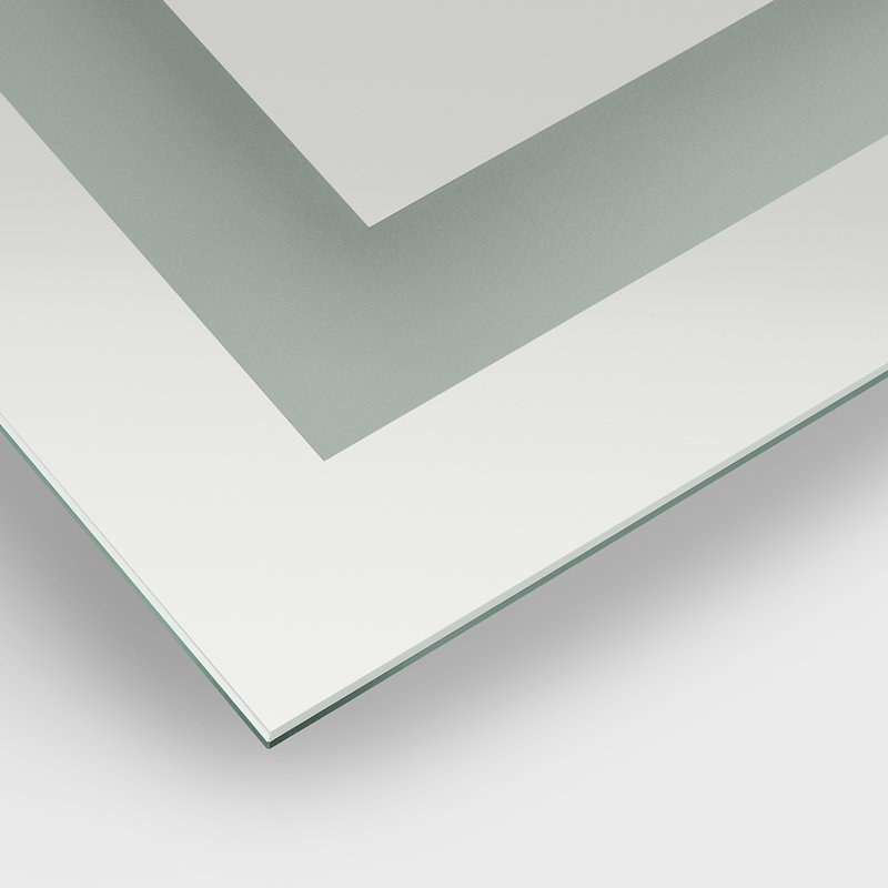 Jahon Rectangle Frameless Anti-Fog Wall Mirror, 36" x 48"