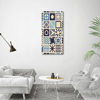 Geometric Background - Wrapped Canvas Print