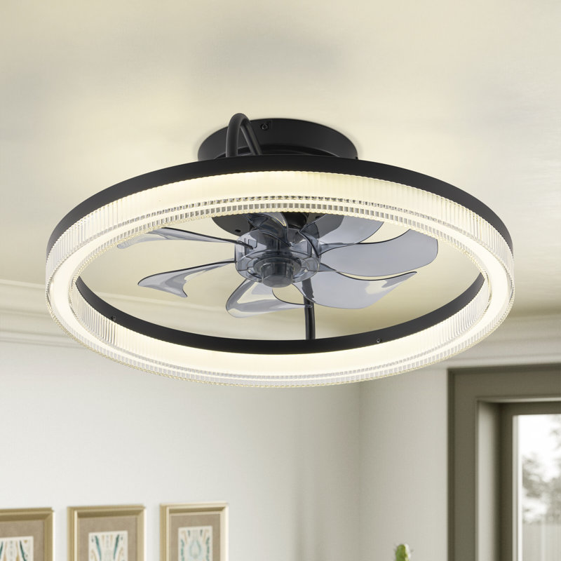 Kiper 13.78'' Ceiling Fan with LED Lights