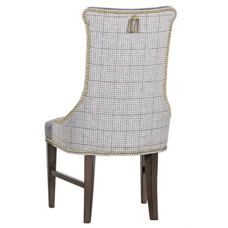 Trenton Parsons Chair, 9508 Charcoal , Walnut