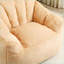 Fauteuil à billes géant en mousse haute densité pour adultes, housse facile à nettoyer et amp; Pré-rempli pour une détente instantanée
