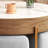 Modern Round Faux Marble Lift-Top Coffee Table Set with Stools and Storage