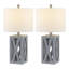 Lampe de table en bois massif Briea-586325170