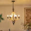 Suspended luminaire with adjustable chain