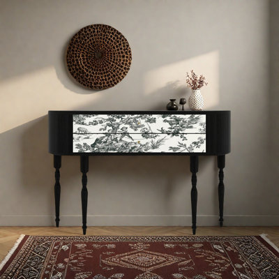 Console rétro avec 2 tiroirs