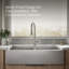 Strive 35-1/2 In. Undermount Double-Bowl Farmhouse Kitchen Sink With Accessories