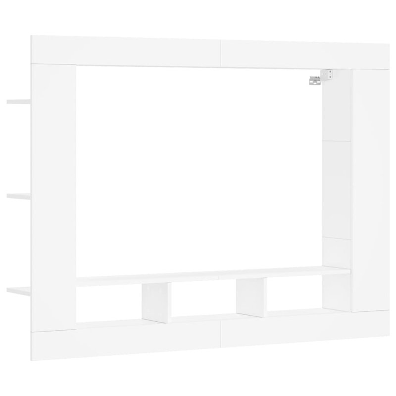 Marisabel TV Cabinet 152x22x113 cm Engineered Wood, White