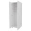 Armoire avec 2 portes et tringle