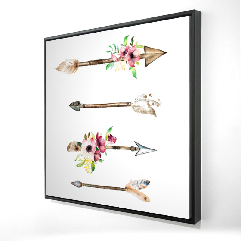 " Arrowheads And Flowers "