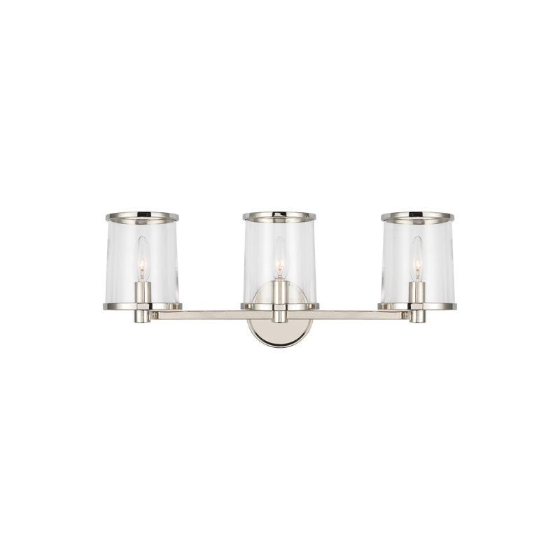 Grand meuble-lavabo Reynolds, Nickel poli