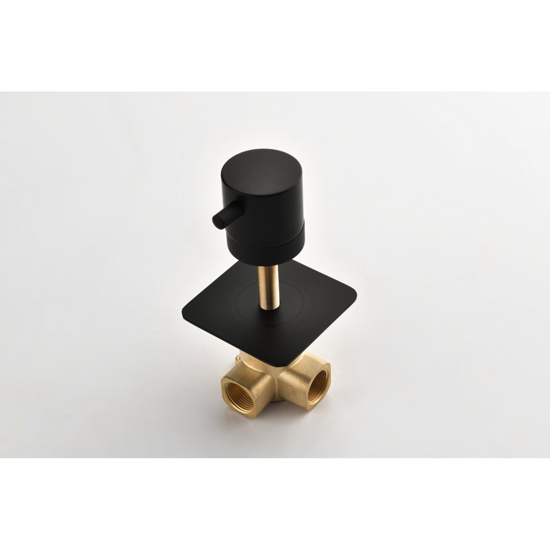 3/4" Cast Metal Shower Control - Brass Valve With Volume And Construction Extra High Flow Consistent Appearance
