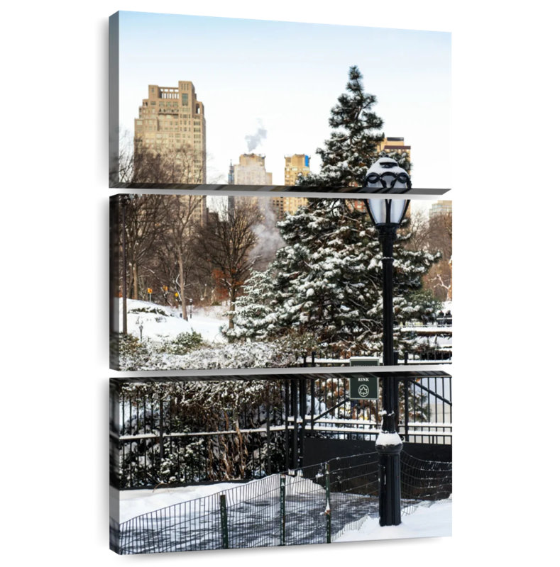 Nicci, New York - Central Park Under Snow II, H 45 po x l 28 po