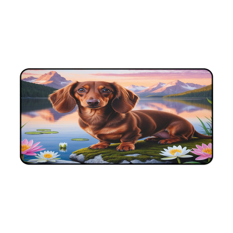 Polyester Desk Pad, 14.4x12.1