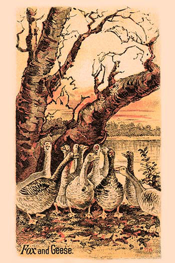 «Fox and Geese», impression
