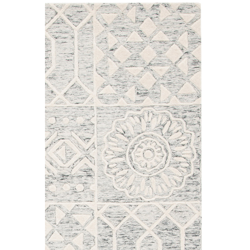 Metro Hand Tufted Wool And Cotton With Latex Southwestern Rug, Runner 2'3" x 9'