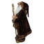Figurine de père Noël 24 "or et brun