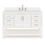 Ensemble de meuble-lavabo simple Magnolia Korede-8116577