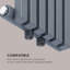 Delgado Curved Towel Rail Heated Towel Rails-50629079