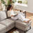 79.5" Wide Reversible Modular Sofa & Chaise with Storage Ottoman-1120533712