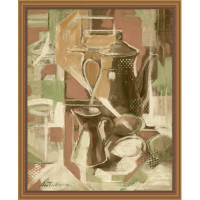 Harmony of Color and Shape Framed Painting Canvas