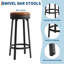 Swivel Counter Stool with Metal Frame-998686924-998686930