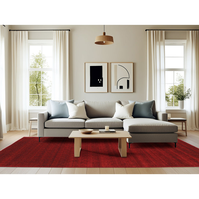 Tapis rouge/noir, Rectangle 6 pi x 9 pi