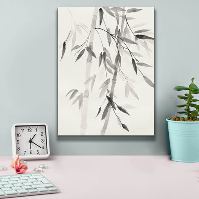  'Bamboo Leaves 5' by Danhui Nai Canvas Wall Art