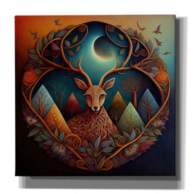 'A Celebration' by The Golden Valley Canvas Wall Art, 18" x 18"