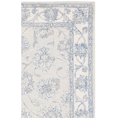 Beckey Hand Tufted Wool And Cotton With Latex Oriental Rug