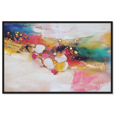 Vibrant Dabs II Canvas Abstract Pop Art by 
