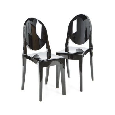 Ghost Stackable Patio Side Chair