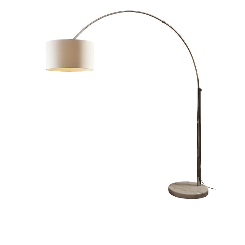 Ali 210cm Arched Floor Lamp, White