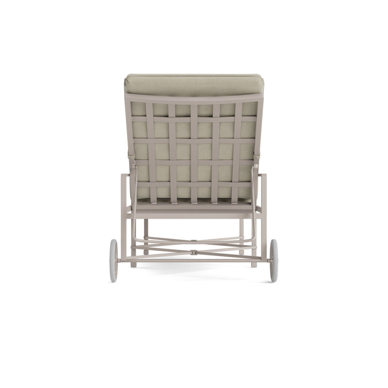 Venetian Outdoor Chaise Lounge, Fusion Moccasian, Dove Smooth