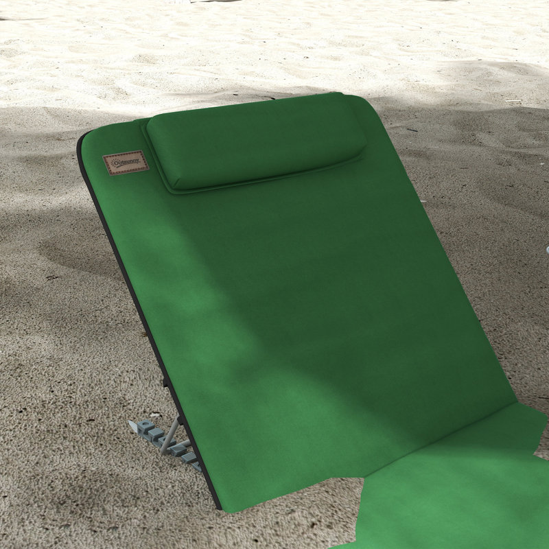 134cm Long Reclining Double Chaise, Green