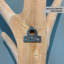 Lily's Living Mangosteen Decorative Half Tree Wall Coat Rack, 77 Inch Tall, Natural Wood Finish