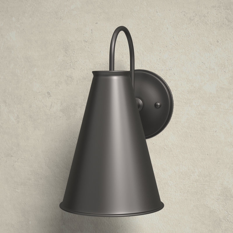 Dimson Armed Sconce, Dark Graphite Bronze