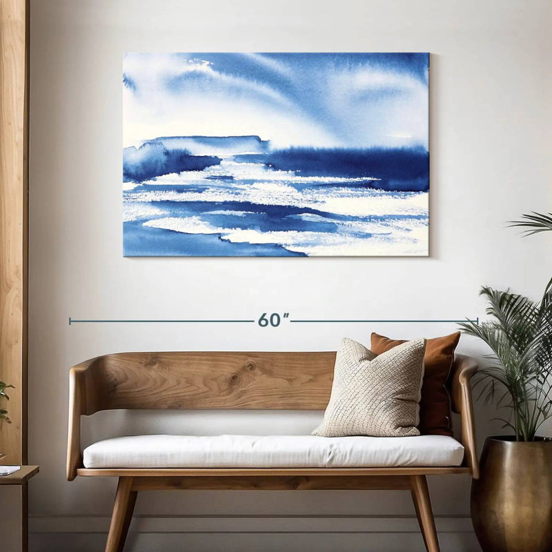 Avery Ocean Blue I, 30" H x 45" W
