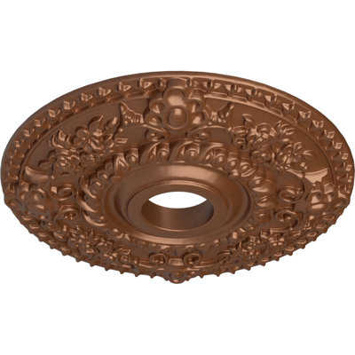 Médaillon de plafond de 18 po x P 3 po x P 1 1/2 po (convient aux auvents jusqu'à 7 1/4 po)