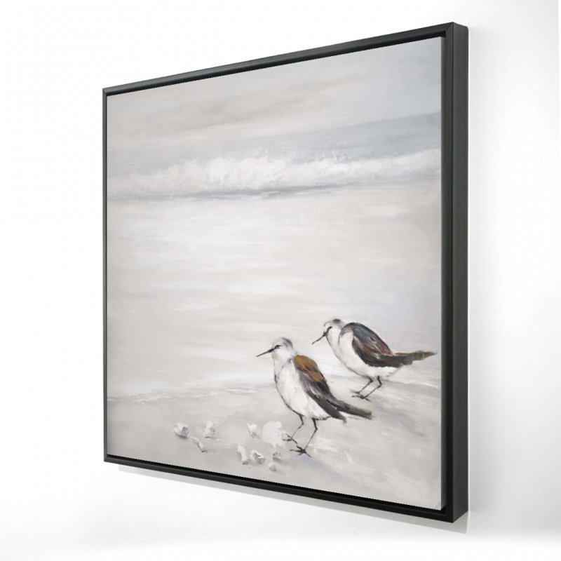 "Deux oiseaux bécasseaux"