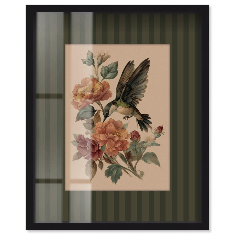 «Nectar Harvest Shadowbox Print» par Art Remedy, Noir, H 21 po x l 17 po