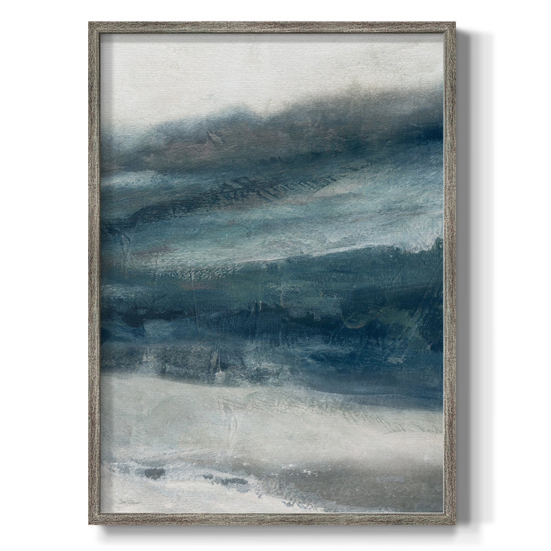 Reproduction encadrée, entrée privée II - bois massif, H 11 po x l 9 po