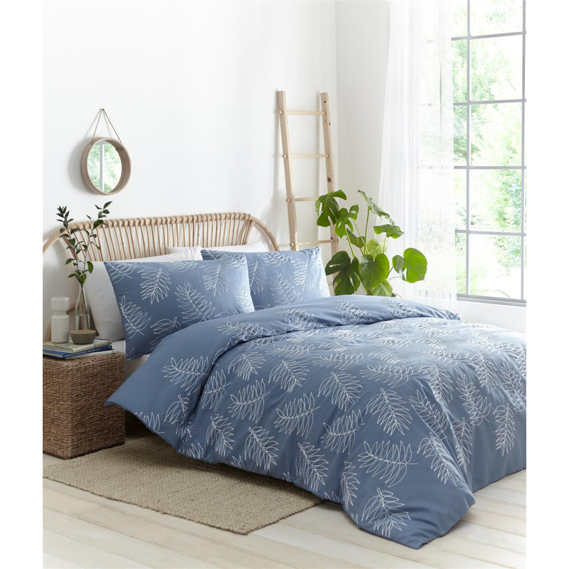 Berrada Cotton Blend Floral Duvet Cover Set with Pillowcases
