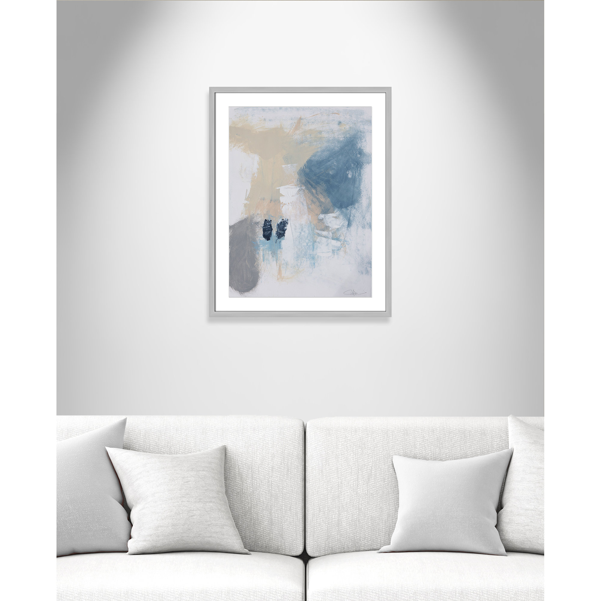 Coastal Carnival II Print by Casa Fine Arts, 29.5" H x 23.5" W x 1.25" D, Silver Single Picture Framed Paper, White