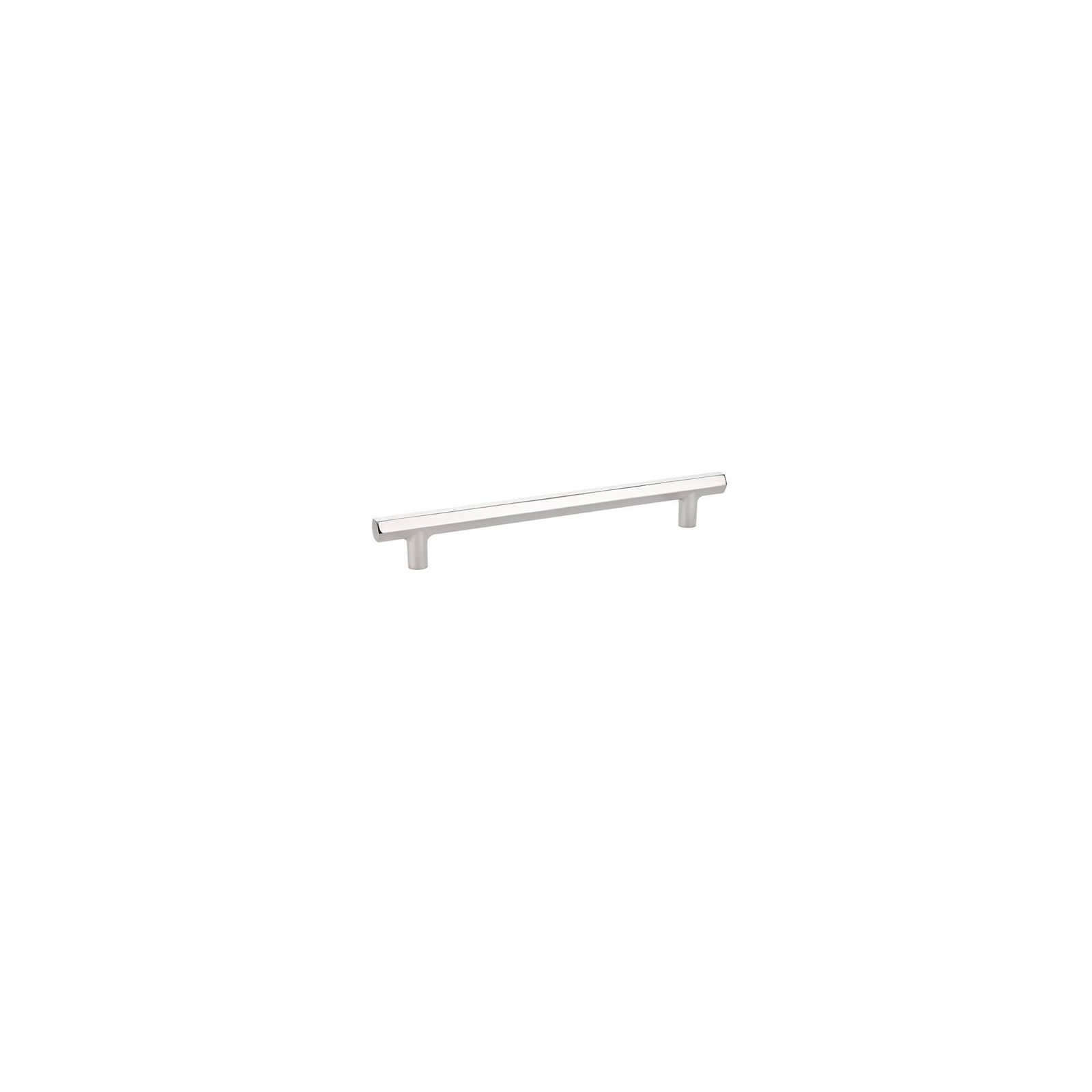 Emtek Mod Hex Cabinet Pull, Polished Nickel Lifetime, 8"