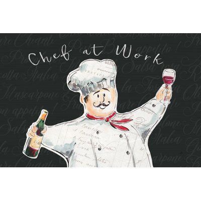 Chef at Work I by Daphne Brissonnet - Painting Print