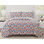 Ensemble de courtepointe réversible 100% coton Blossom Floral Petite