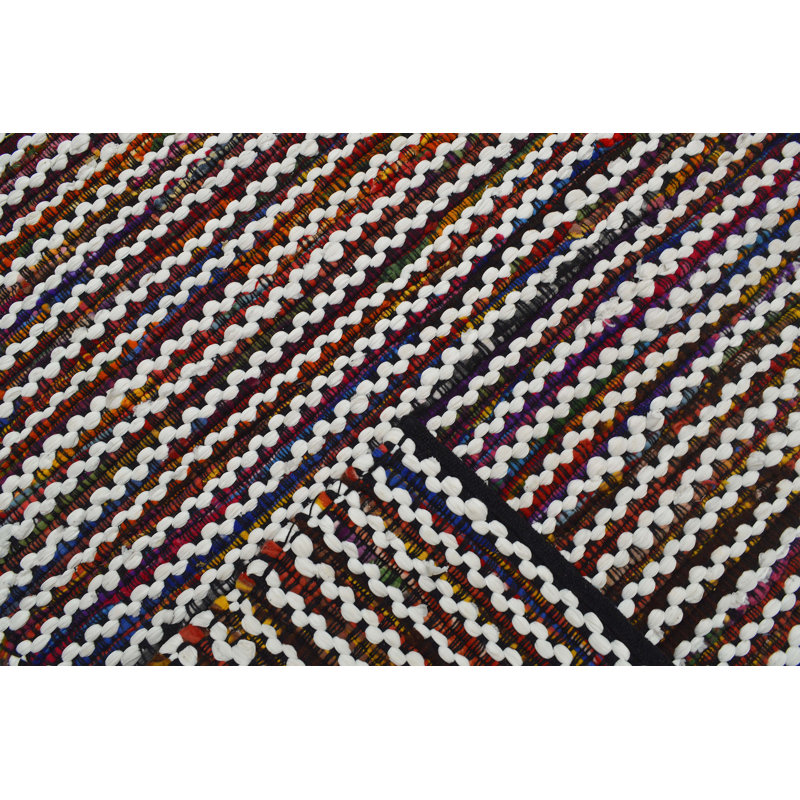 Calgary Striped Hand Woven Area Rug, Rectangle 120 x 180cm