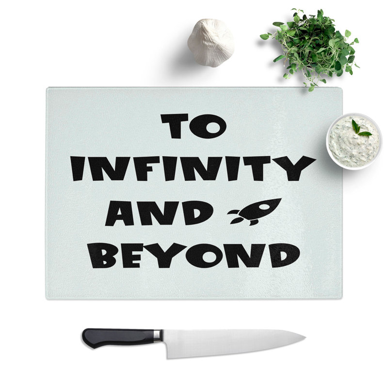 To Infinity and Beyond Chopping Board, 20cm W x 28.5cm L